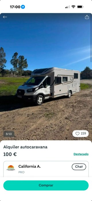 Alquiler Autocaravana