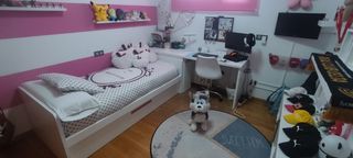 Cama nido+escritorio