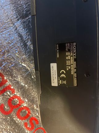 Altavoz sony cargador iPhone