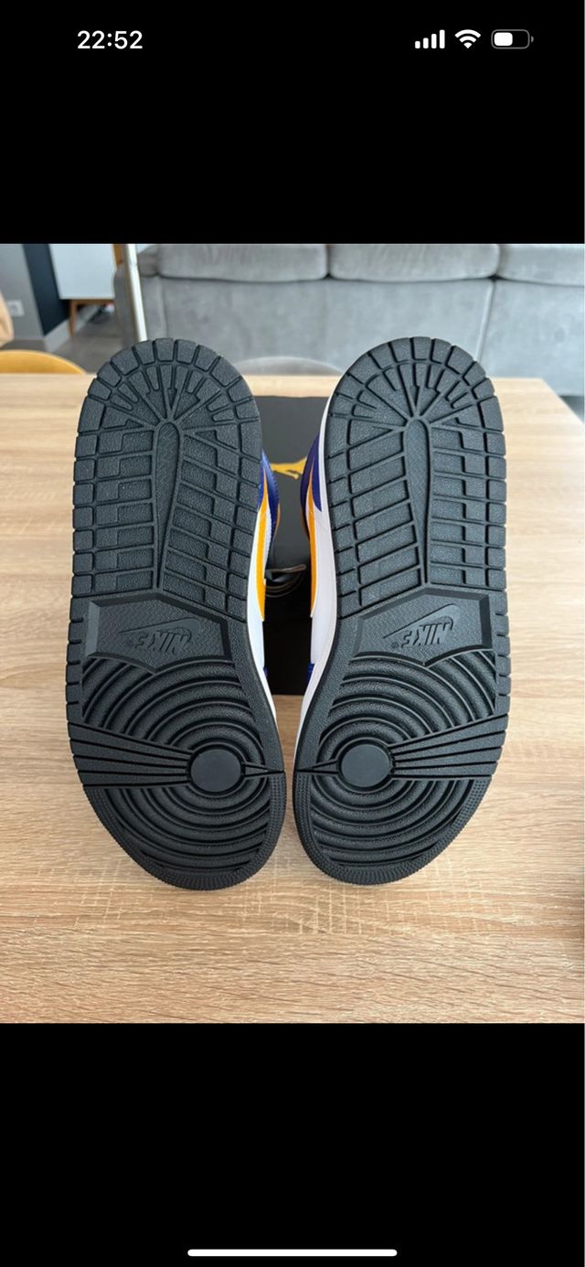 Nike jordan 1 mid lakers 47,5