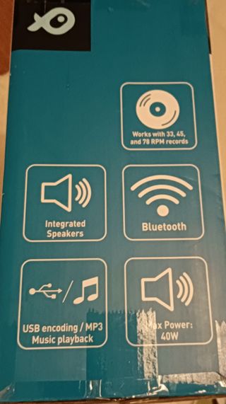 Tocadiscos Poss Nuevo con USB y Bluetooth