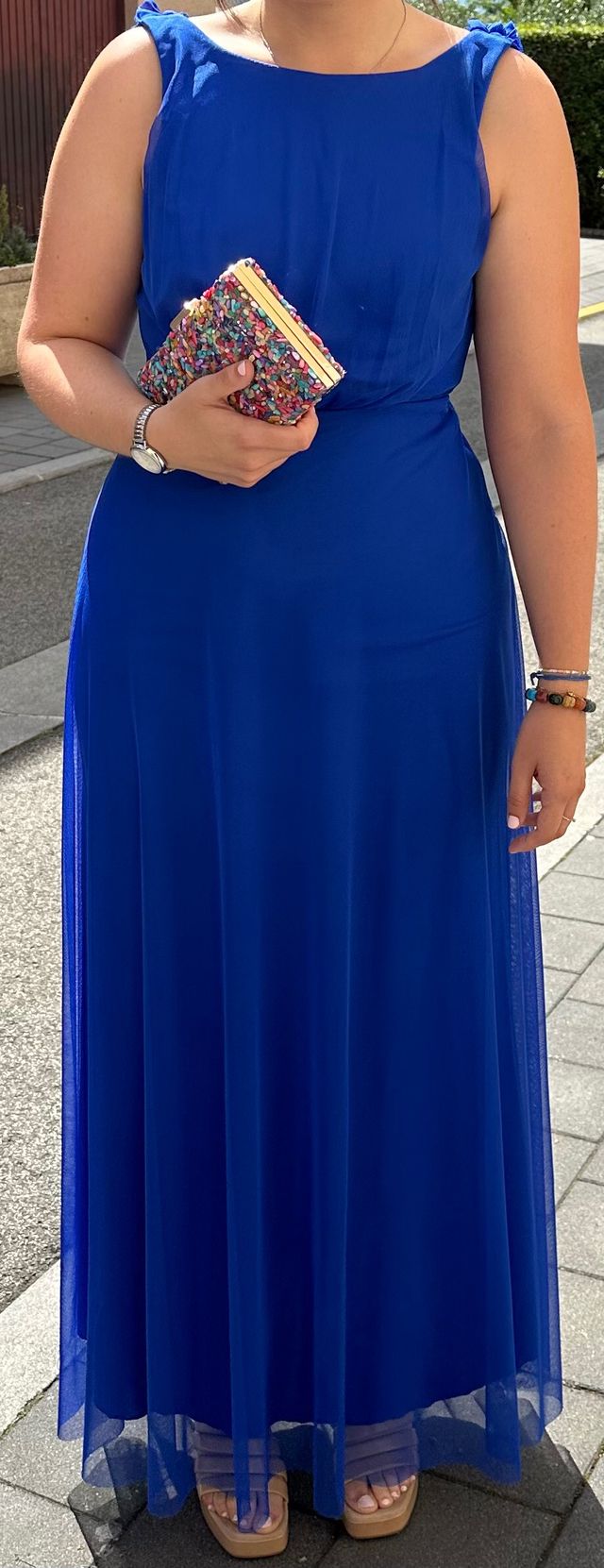 Vestido de fiesta azul