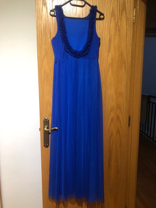 Vestido de fiesta azul