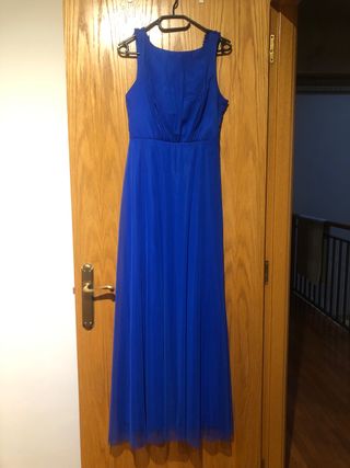 Vestido de fiesta azul