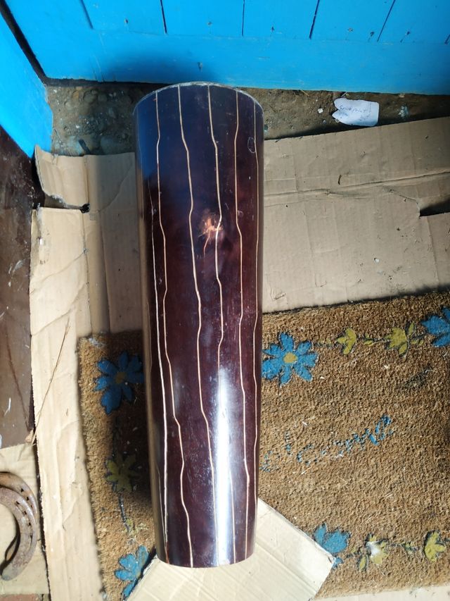 portavela madera grande