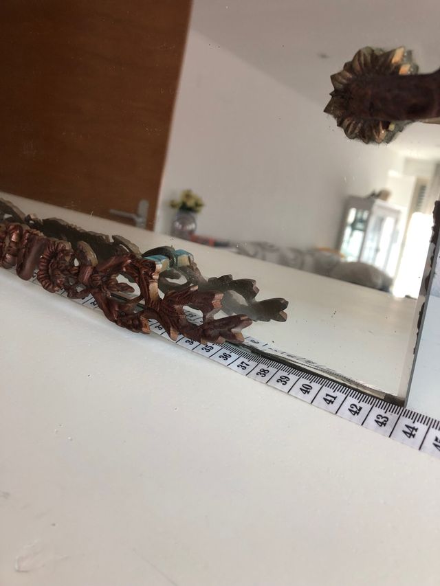 Linda bandeja em vidro antiga