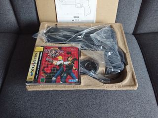 Precintado Saturn Virtua Cop + Virtua Gun Nueva