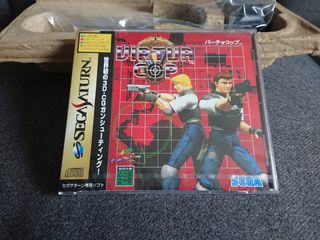 Precintado Saturn Virtua Cop + Virtua Gun Nueva