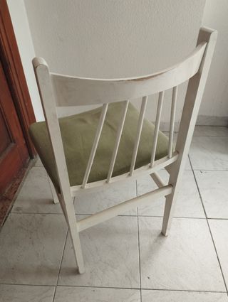 silla de madera vintage