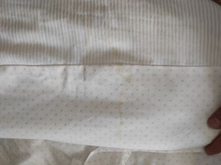 Vestiduras minicuna con lazos y nórdico