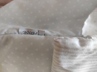 Vestiduras minicuna con lazos y nórdico