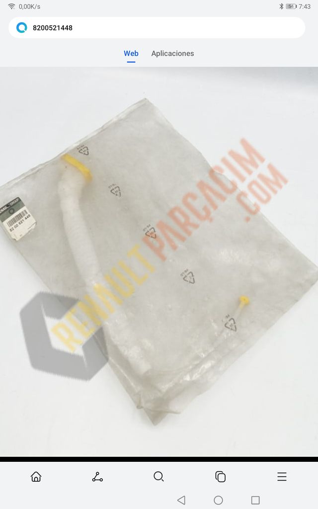 Boca llenado lavaparabrisas Megane ii