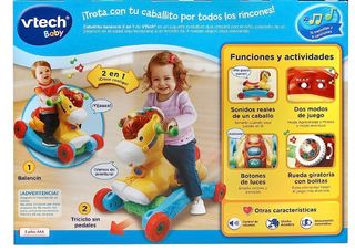 Caballito Vtech 2 en 1 balancín y correpasillos