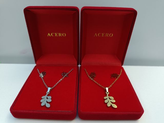 conjunto en acero inoxidable