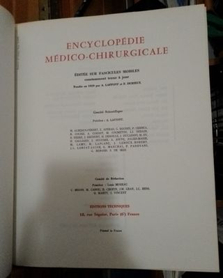 Encyclopédie Médico-Chirurgicale (FRANCÉS, 2 tomos