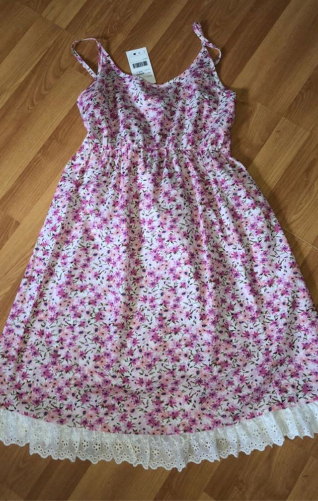 Vestido tirantes estampado floral