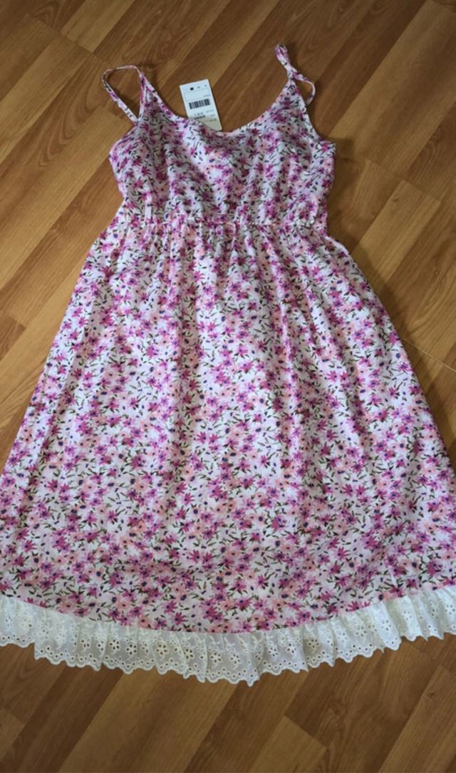 Vestido tirantes estampado floral