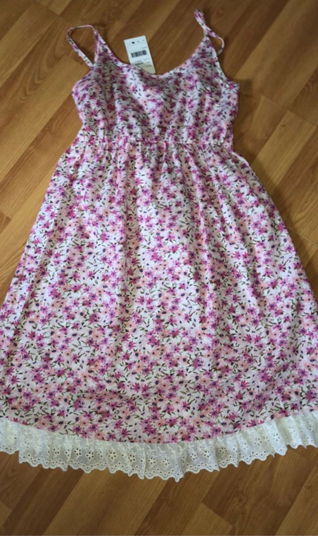 Vestido tirantes estampado floral