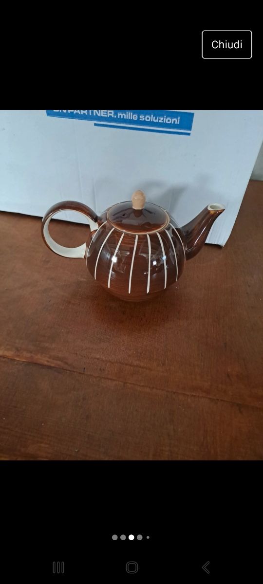 teiera e tazze