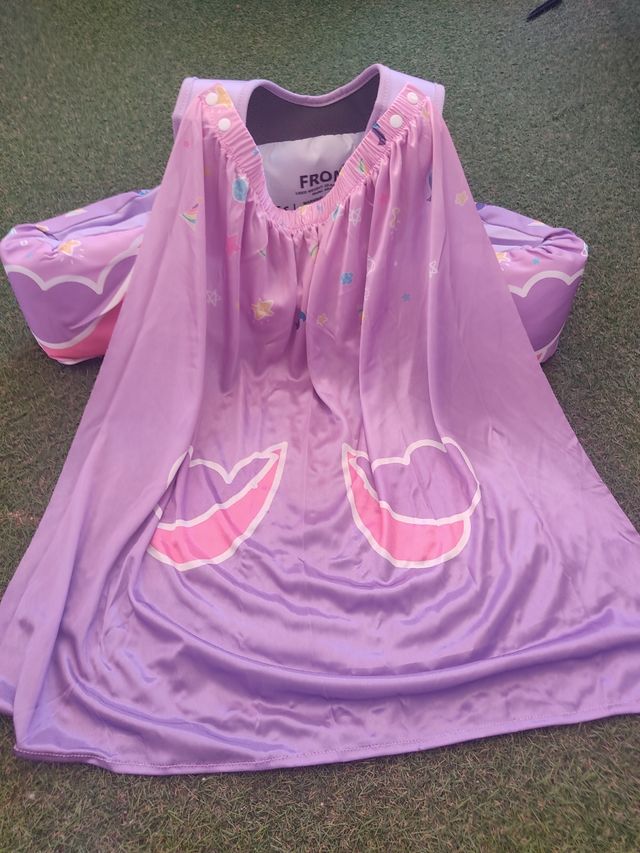 Chaleco seguridad niños con manguitos y capa NUEVO