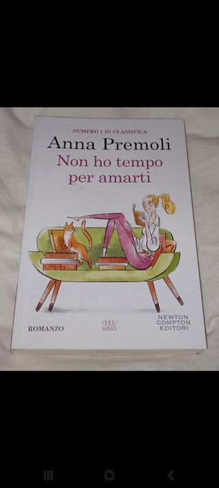 Libro "Non ho tempo per amarti" di Anna Premoli