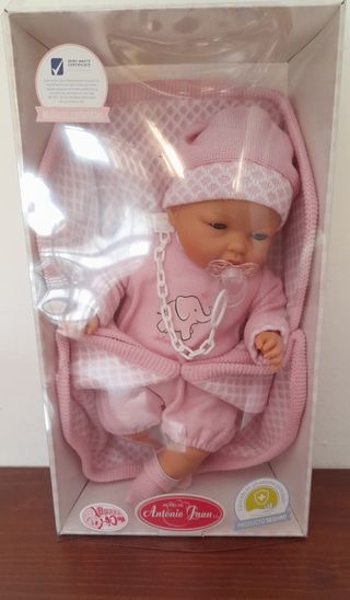 MUÑECA BIMBA TOQUILLA ROSA 37 CM