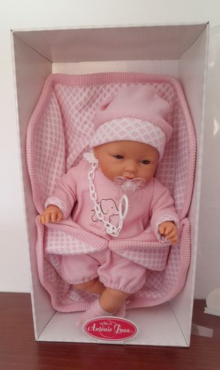 MUÑECA BIMBA TOQUILLA ROSA 37 CM