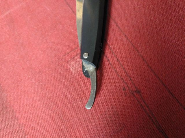 Navaja antigua de barbero  SOLINGEN (alemana)