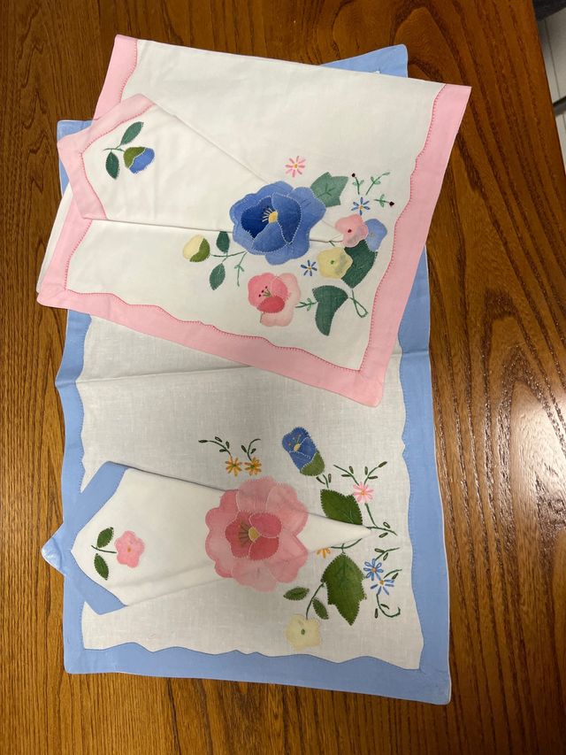 Set tovagliette vintage