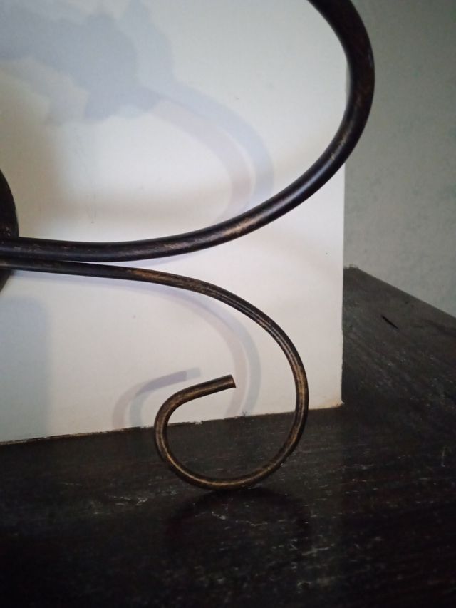 lampadario in ferro battuto