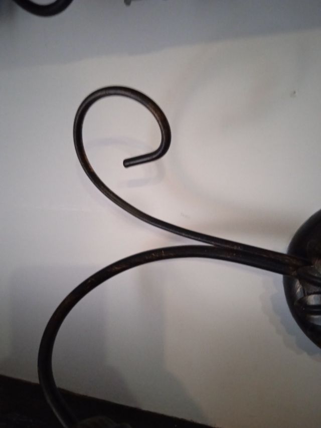 lampadario in ferro battuto