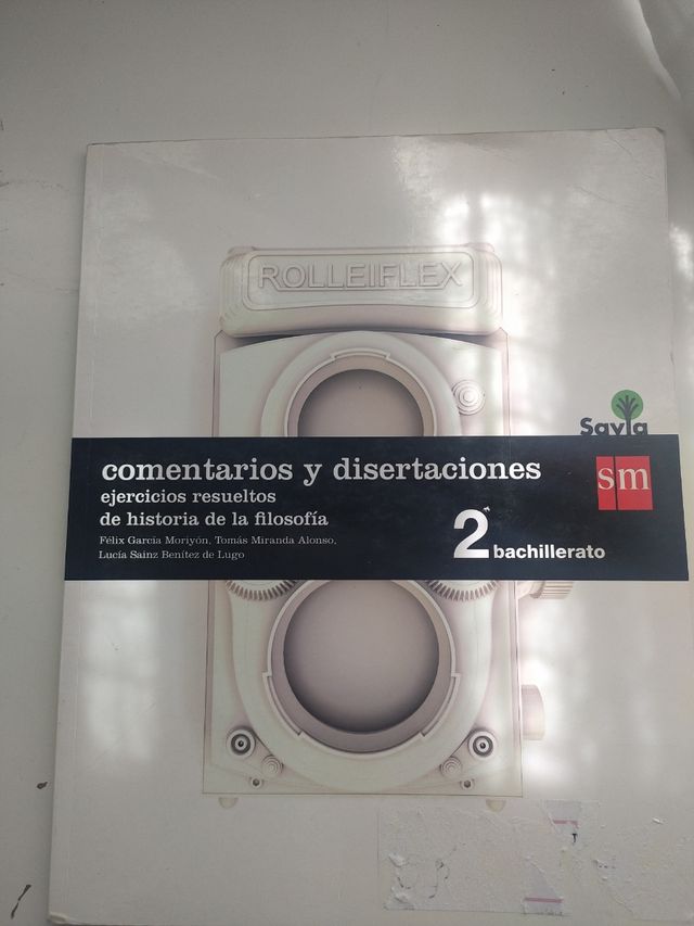 Libro filosofía: comentarios y disertaciones
