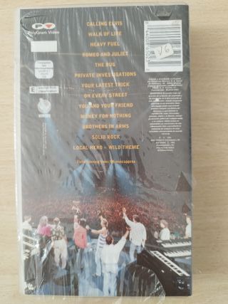 VHS Dire Straits on the night Precintado