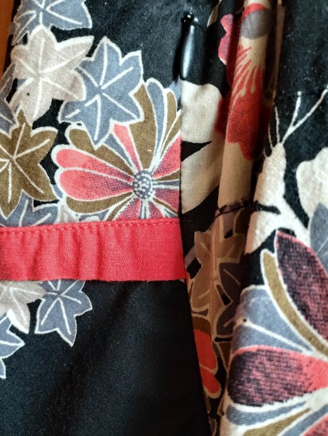 Vestido mujer de tirantes estampado. Zudor talla M