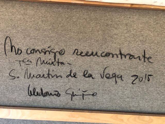 Celedonio Guijorro. Abstracto técnica mixta lienzo