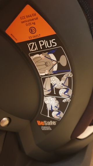 Silla a contramarcha Be safe Izi Plus. Grupo 0/1/2