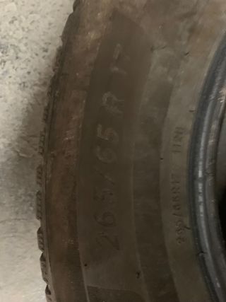 265/65/17 Michelin Cross Climate 