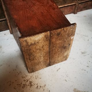 paragüero madera. antiguo.