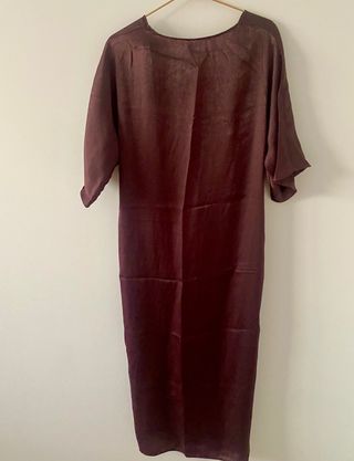 Vestido nudo midi Zara