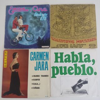 Lote de 26 discos LPs de vinilo antiguos