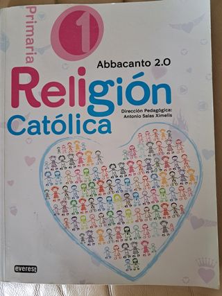 Libro de texto religión católica