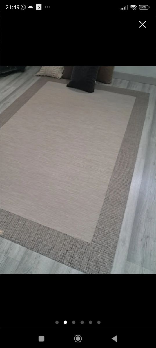 ALFONBRA VINILO COLOR CHAMPÁN 