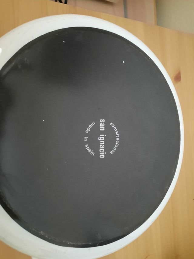 Olla y cazo porcelana blanca San Ignacio