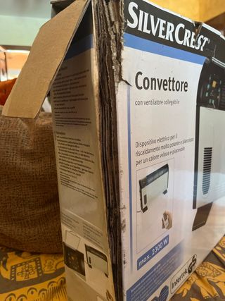 Convector SilverCrest 2300W con mando