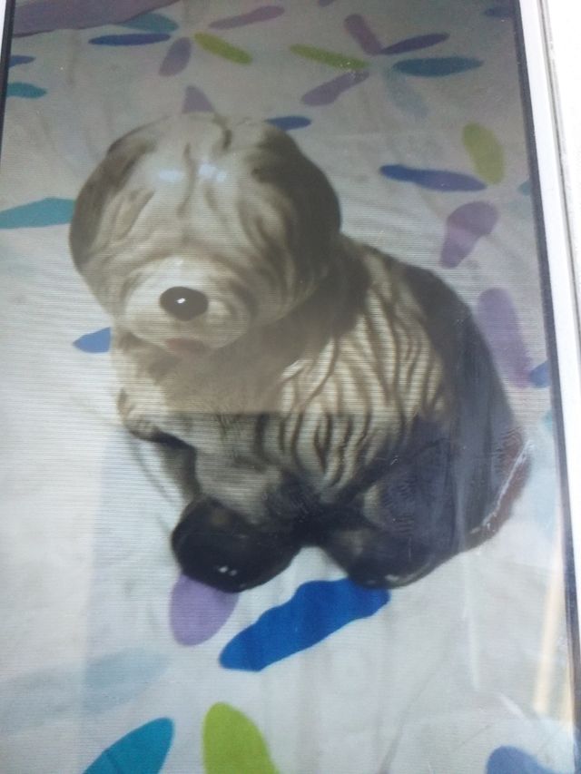 perrito de porcelana .de adorno grandecito