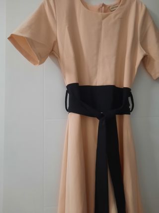 vestido corto largo evento