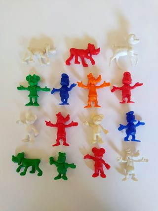 LOTE DE FIGURAS DUNKIN DISNEY AÑOS 80