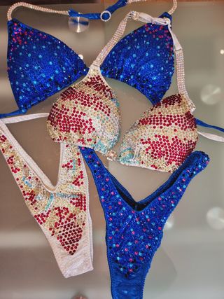 Bikini swarovski fitness competición 