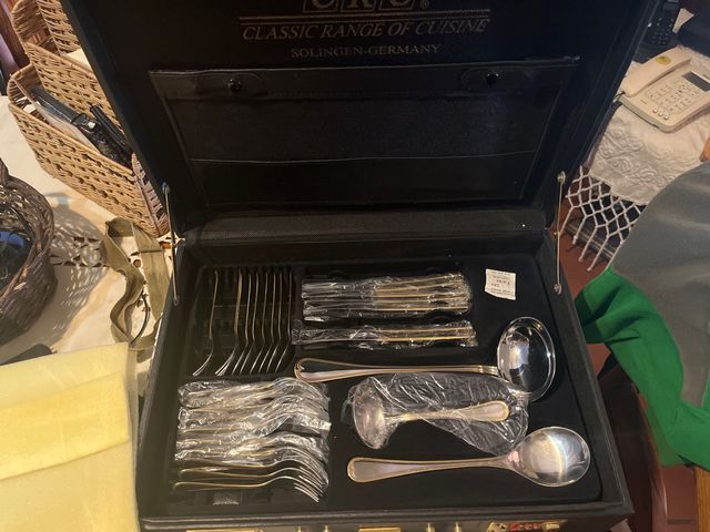 CRC Classic RangeOfCuisine+Set copas borde bronce