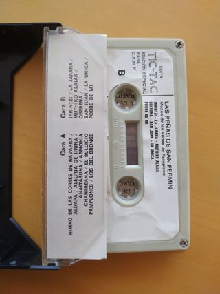 Cassette las peñas por san fermin